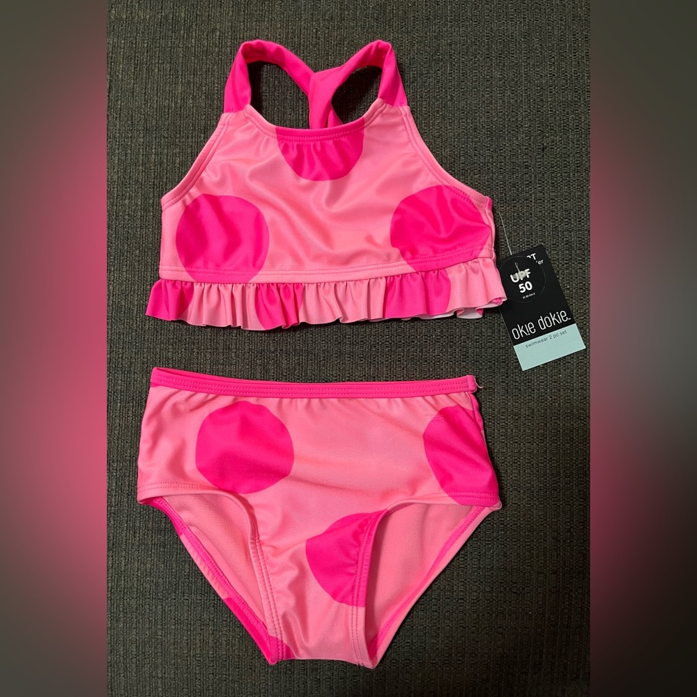 New Pink Swimsuit 2T